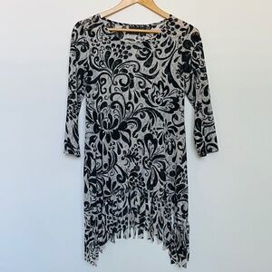 Travelers Collection by Chico’s Baroque Lace Fringe Top